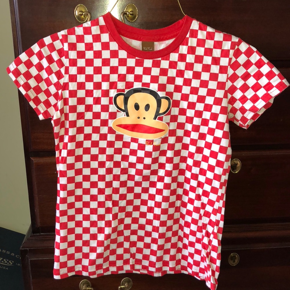 Paul Frank Original Red checkered tee!!!🙊